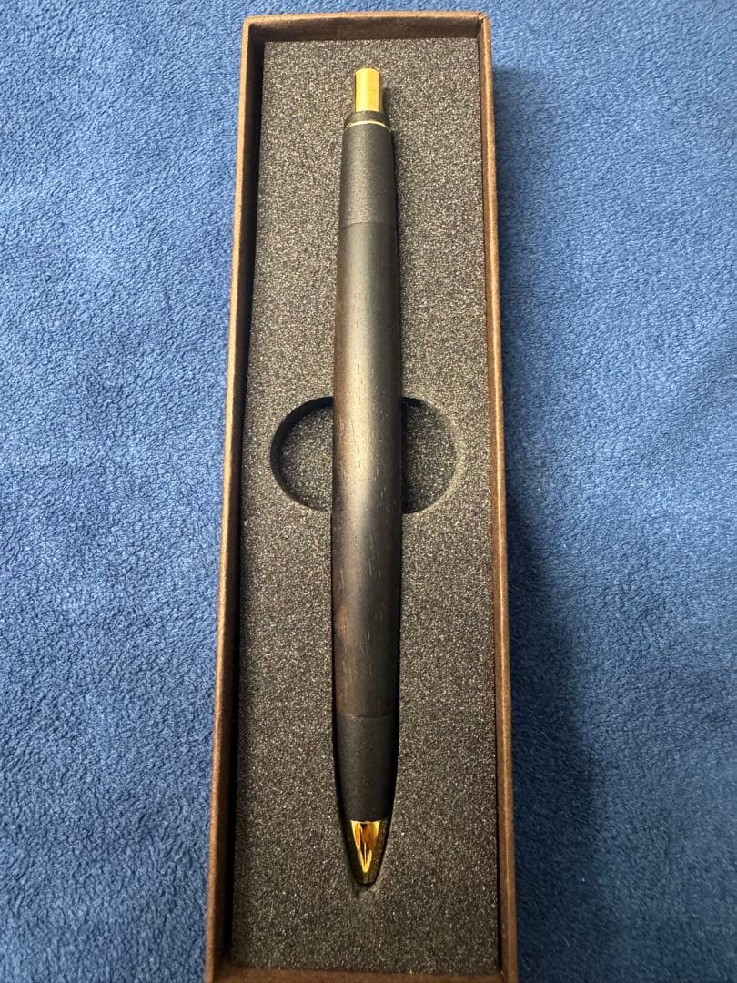 ボナンペン　特上黒柿　シャーペン　真鍮