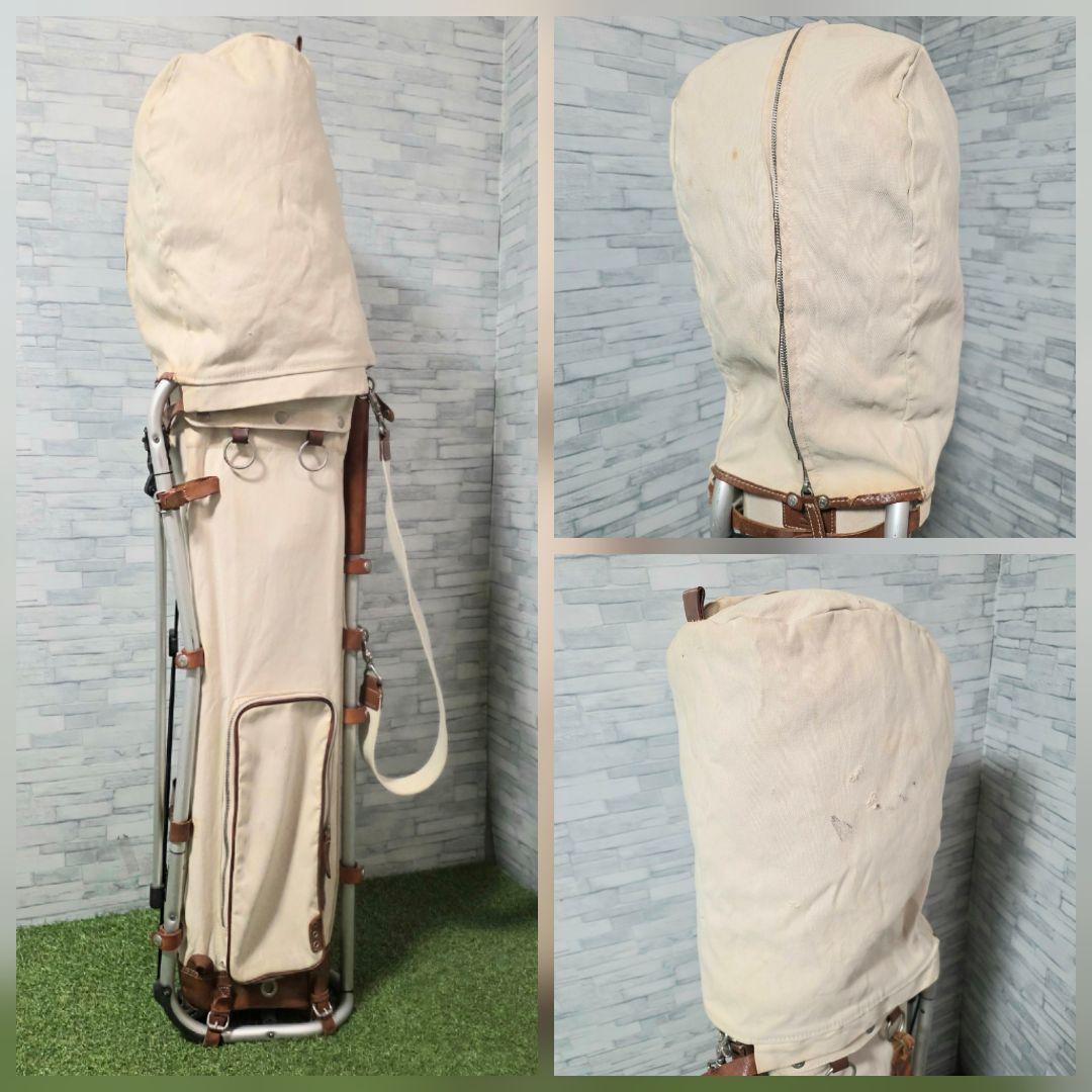 【希少】ミズノ フレームウォーカー × 木の庄帆布 キャディバッグ スタンド式