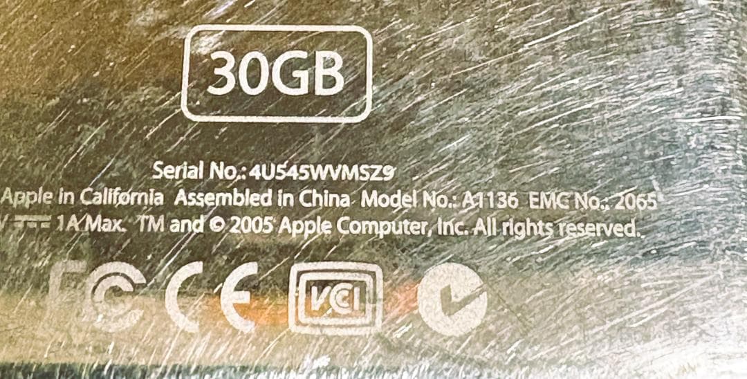 iPodClassic第5世代 60GB改 新電池＋SONY TMR-BT8iP