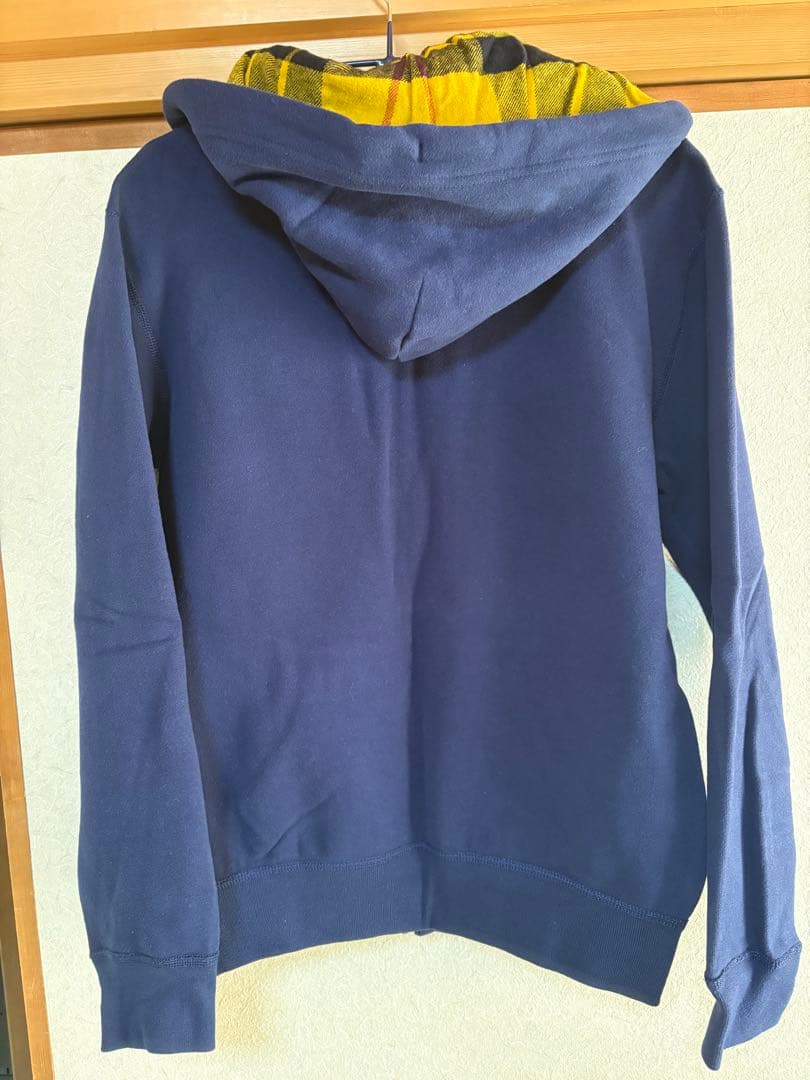 人気のポロベア刺繍フルジップパーカー ネイビー