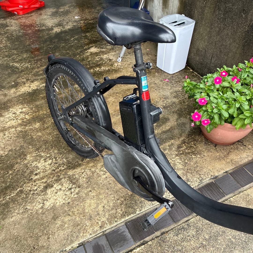 電動アシスト自転車 シティタイプ 黒