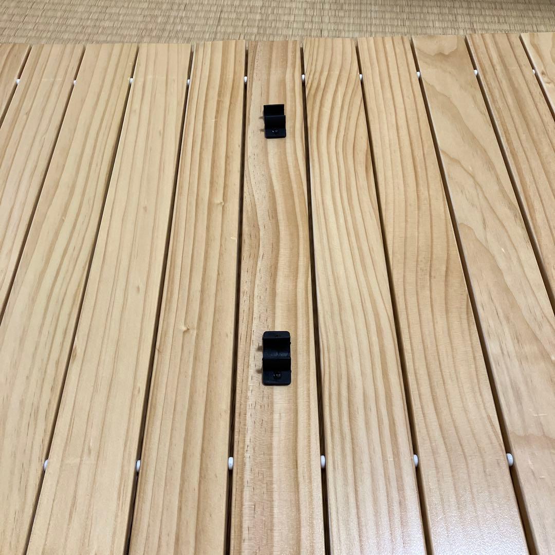 コールマン　ワゴン用　ロールウッドテーブル