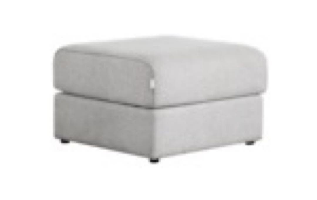 koala コアラ ソファーベッド (ワイドダブル) グレー　オットマン付き