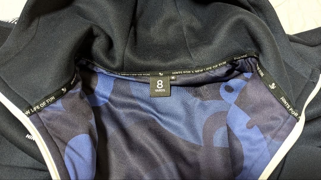 8YARDS Women's Tagline Hoodie 2G ダークネイビー