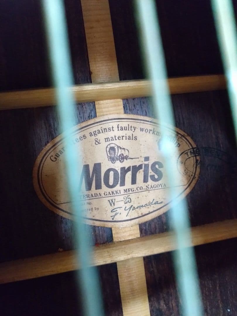 モーリス　Morris w-25 アコースティックギター ハードケース付き