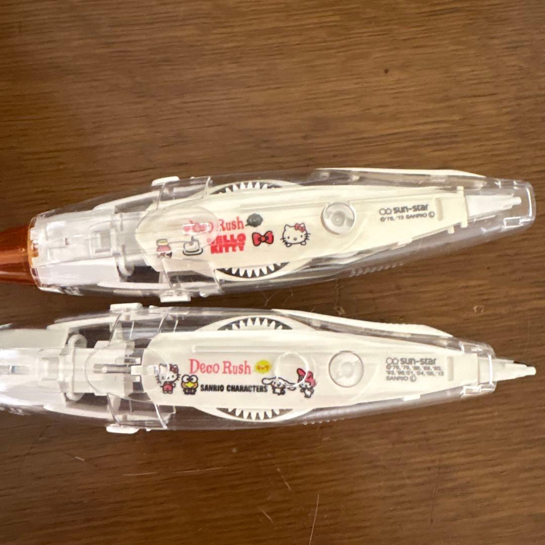 デコレーションテープ デコラッシュ テープ 6本セット サンリオキャラクター