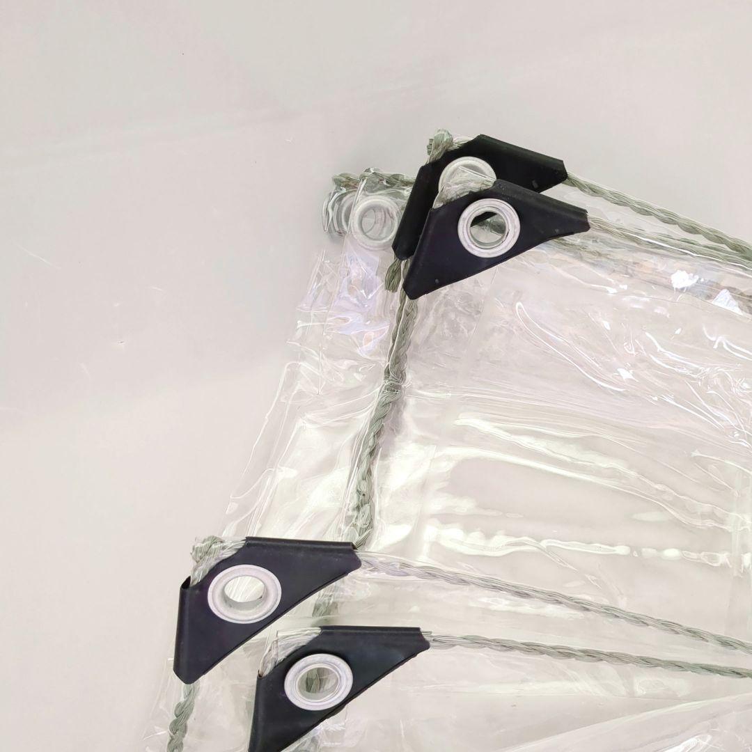 2×4m クリアタープ 温室 庭 パティオ用 結束ロープ付き