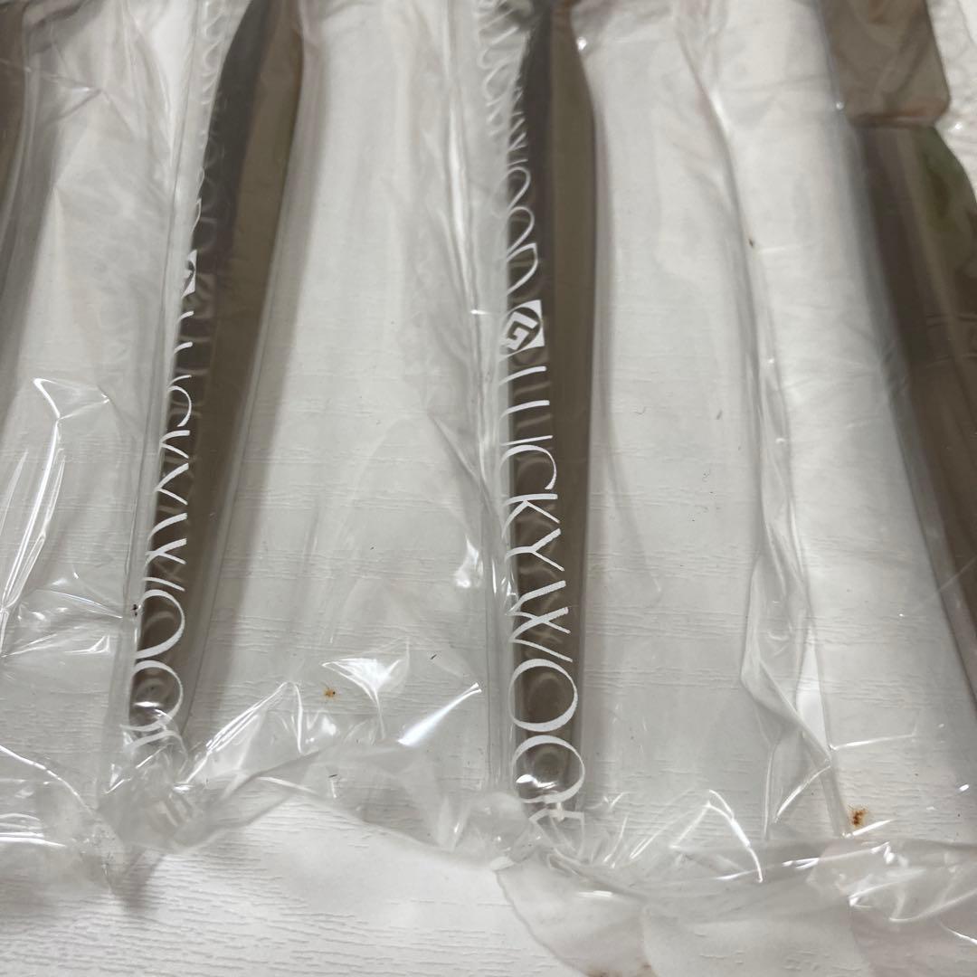 ラッキーウッド　日本製　18-12ステンレス　フィッシュフォーク、ナイフ10本