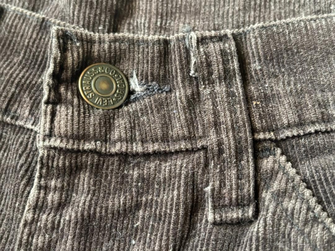 80年代 リーバイス 519 コーデュロイパンツ W30 タロン42 USA製