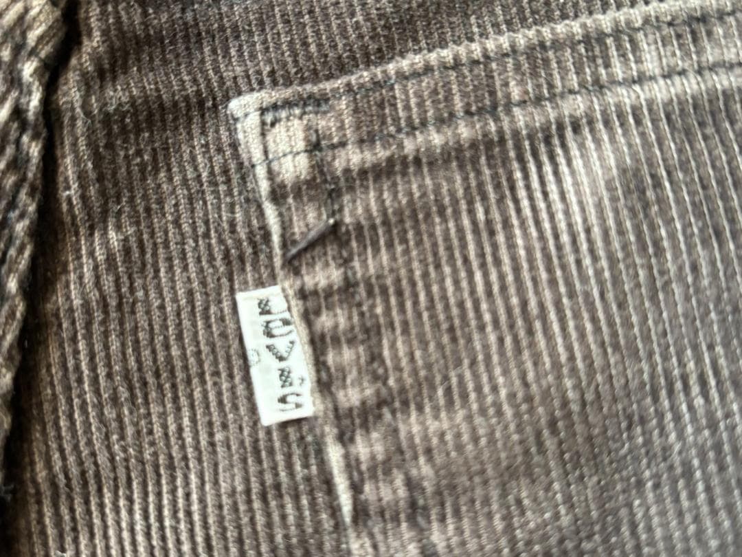 80年代 リーバイス 519 コーデュロイパンツ W30 タロン42 USA製