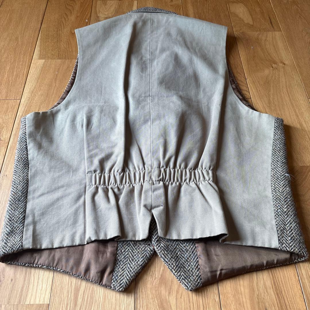 MITSUMINE ハリスツイードベスト　イタリア製