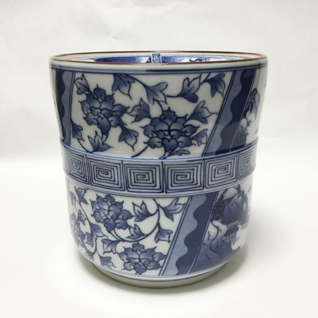 染付皆具 手塚央 茶道具 古物品 木箱入