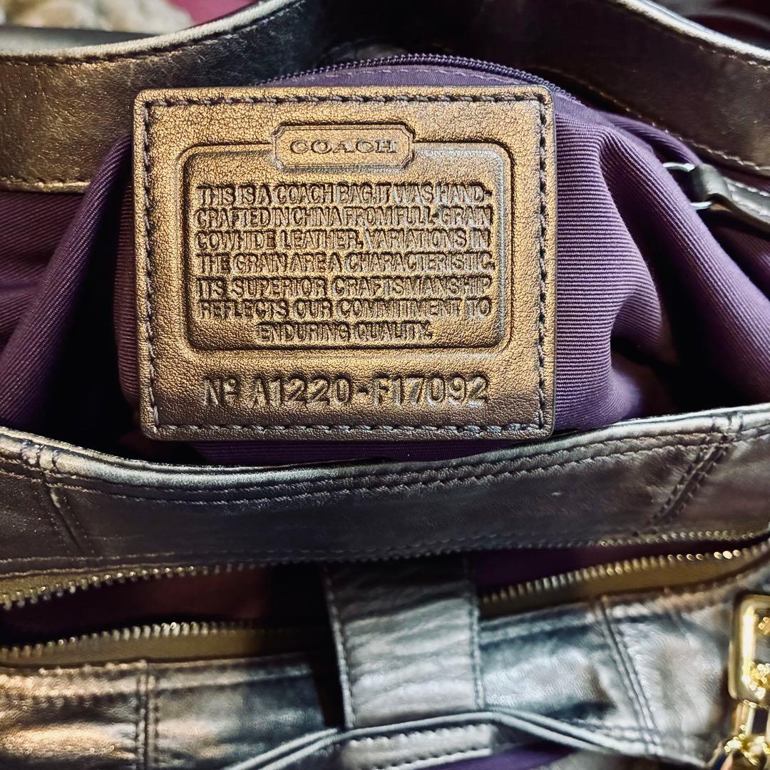 COACH コーチ　F17092 ソーホー　レザートートバッグ　肩がけ