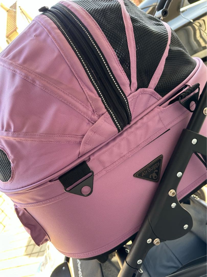 エアーバギードーム2 Airbuggy ライラック色 M フレーム ブレーキ付き