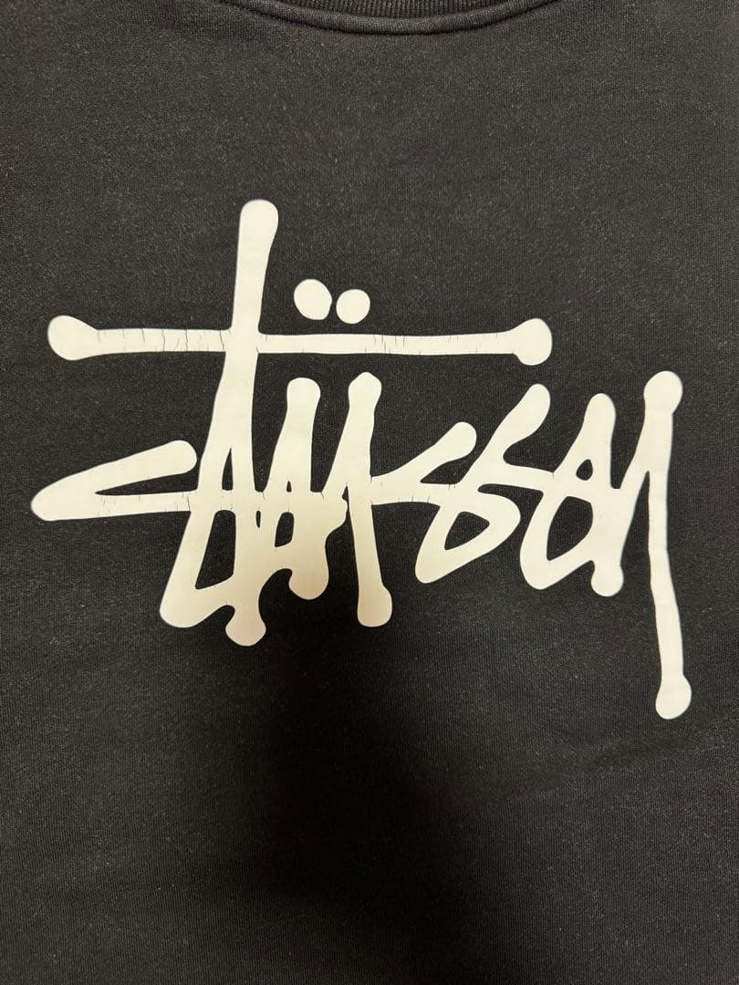 STUSSY ステューシー　トレーナー　スウェット　黒　Mサイズ