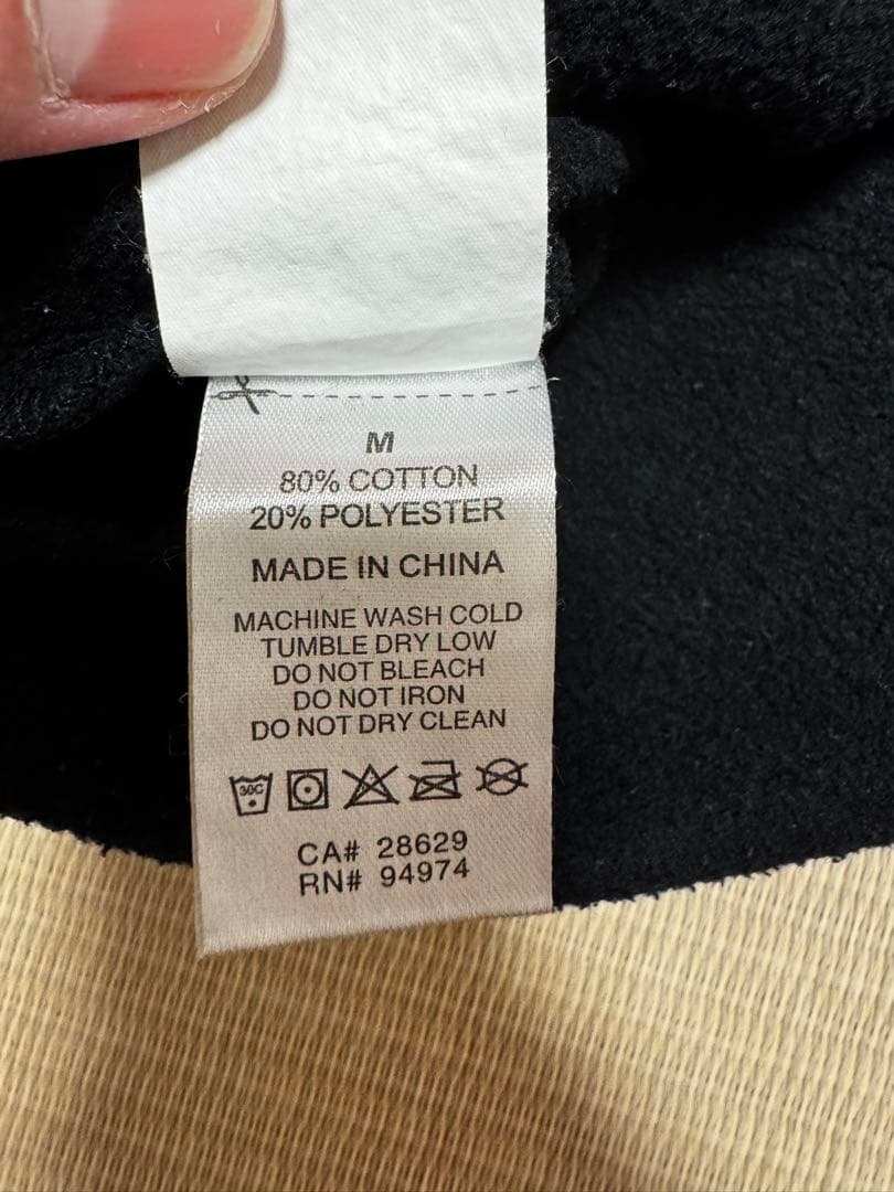 STUSSY ステューシー　トレーナー　スウェット　黒　Mサイズ