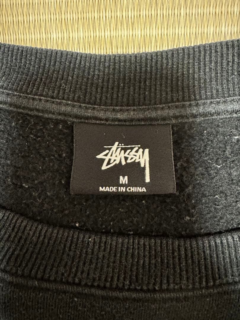 STUSSY ステューシー　トレーナー　スウェット　黒　Mサイズ