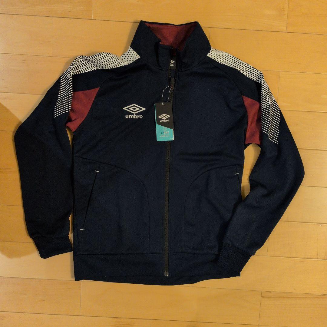 新品　サイズМ　アンブロ　umbro ネイビー ジャージ セットアップ