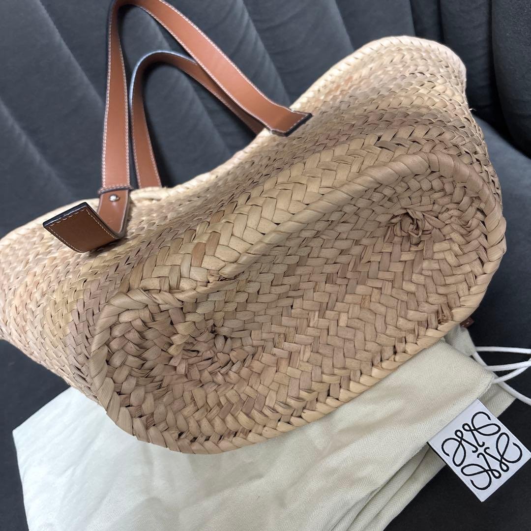 コ*ト様 【美品】ロエベ　バスケットバッグ　カゴバッグ　ミディアム