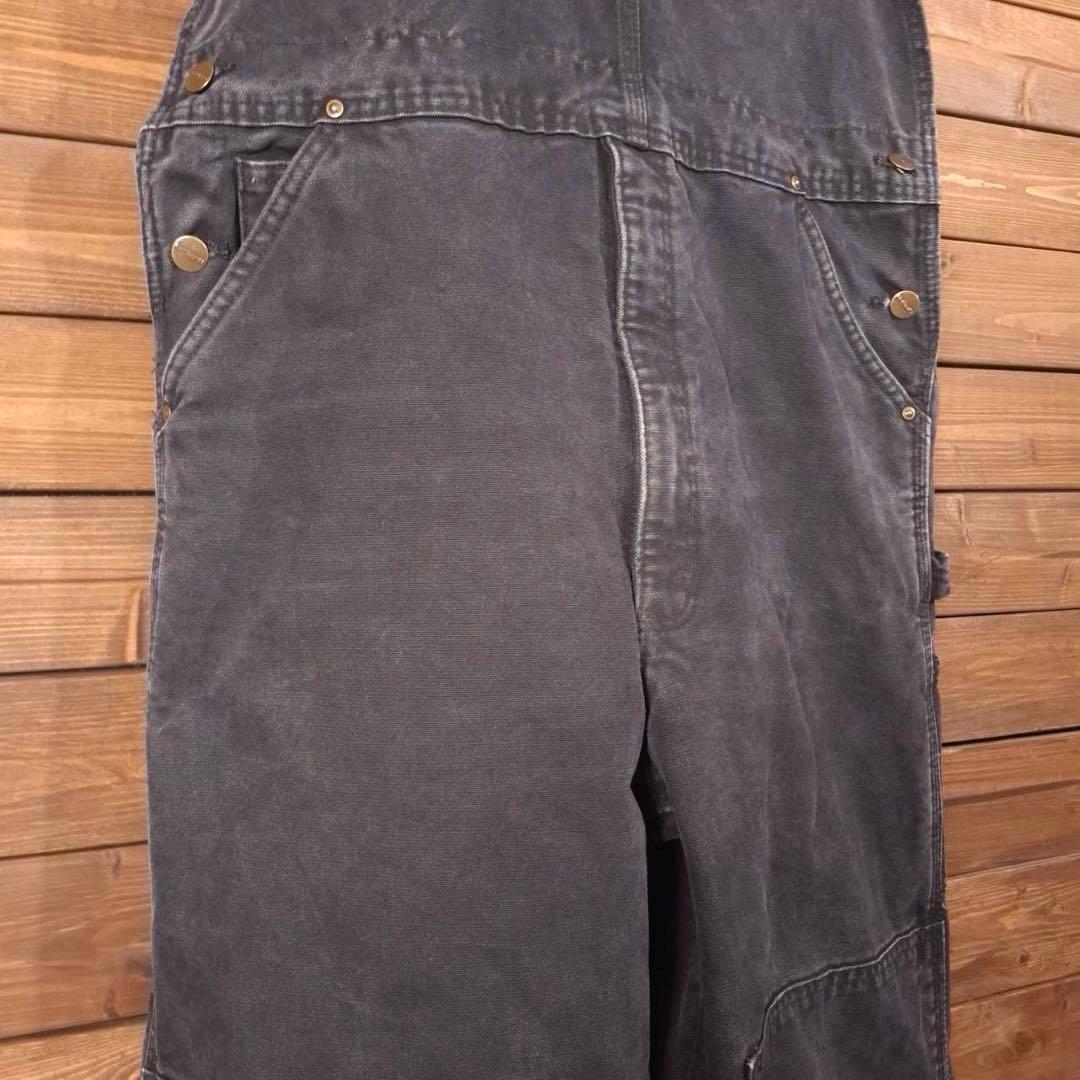 00s carhartt カーハート ダック地 ダブルニー オーバーオール 黒