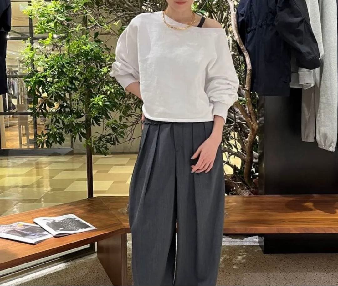 Curensology フレンチテリーショートプルオーバー　スウェット