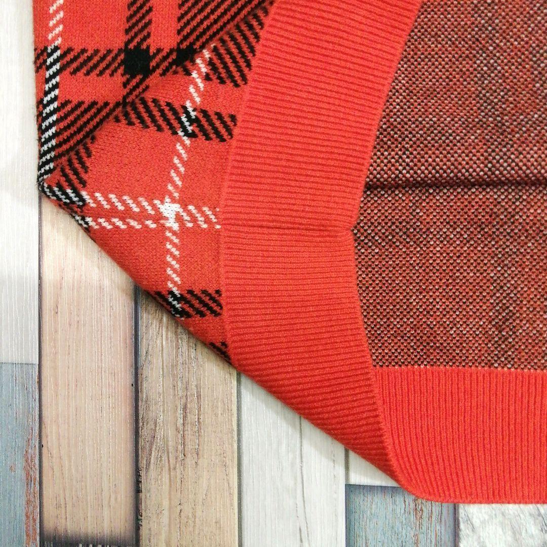 Jack Bunny　ジャックバニー　ドラえもん　ニット　チェック柄