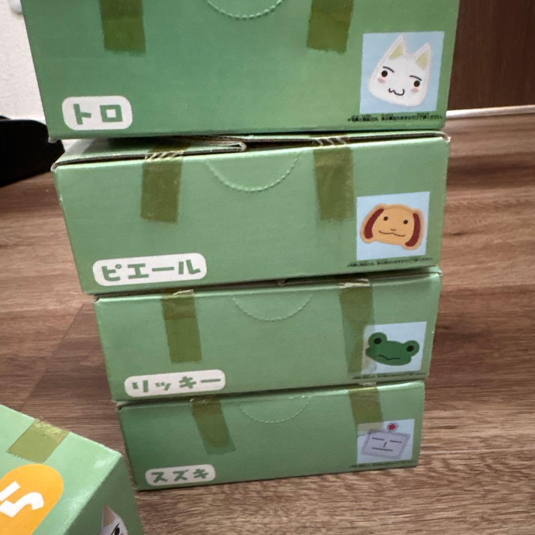 どこでもいっしょ 顔型 小皿 トロ スズキ ピエール リッキー 5枚セット