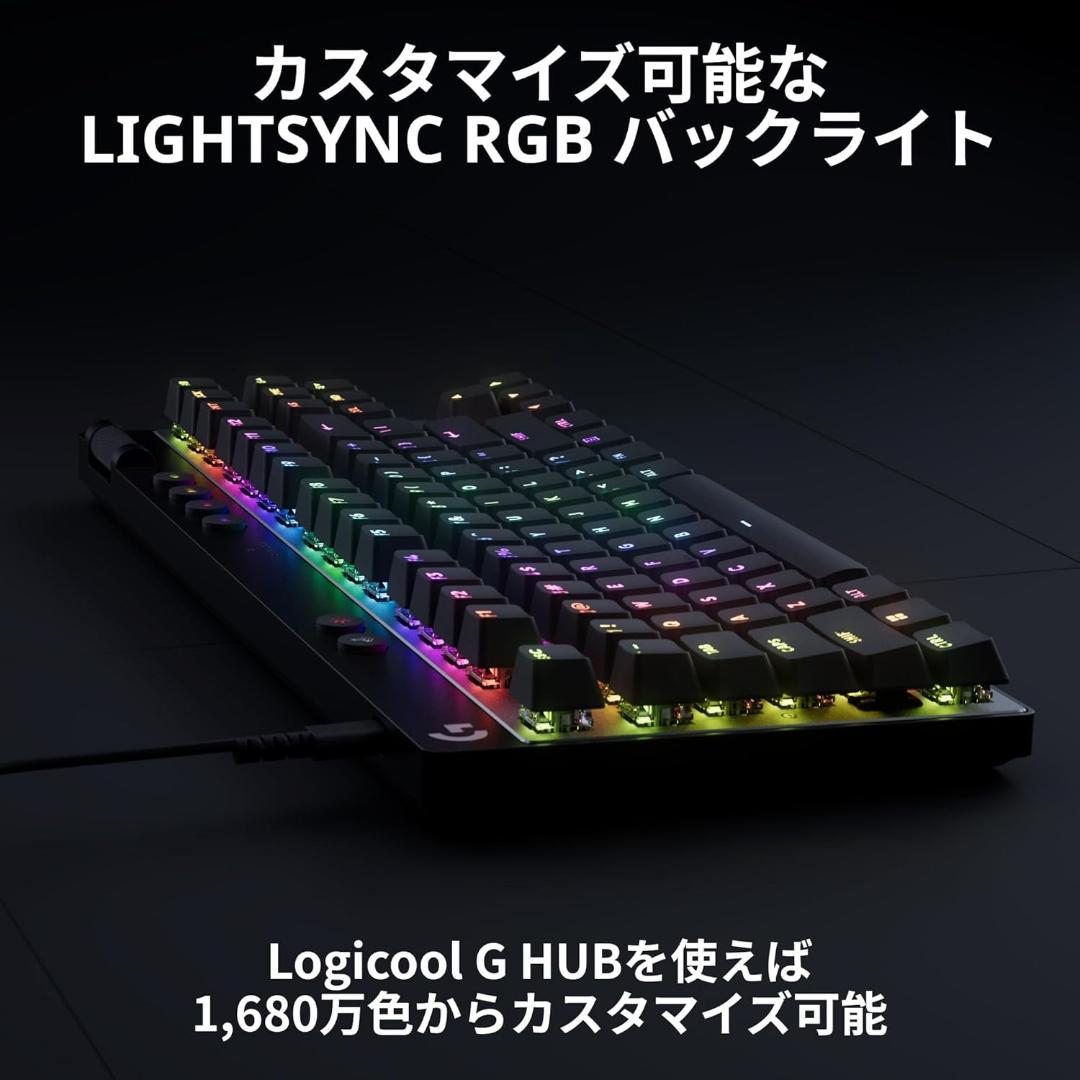 Logicool G ラピッドトリガー キーボード G-PKB-TKL-RTBK