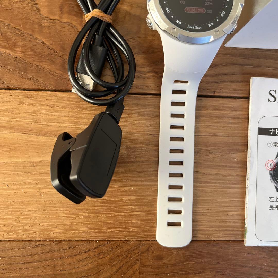 ショットナビ W1 Evolve ゴルフ GPS ウォッチ　ホワイト 時計