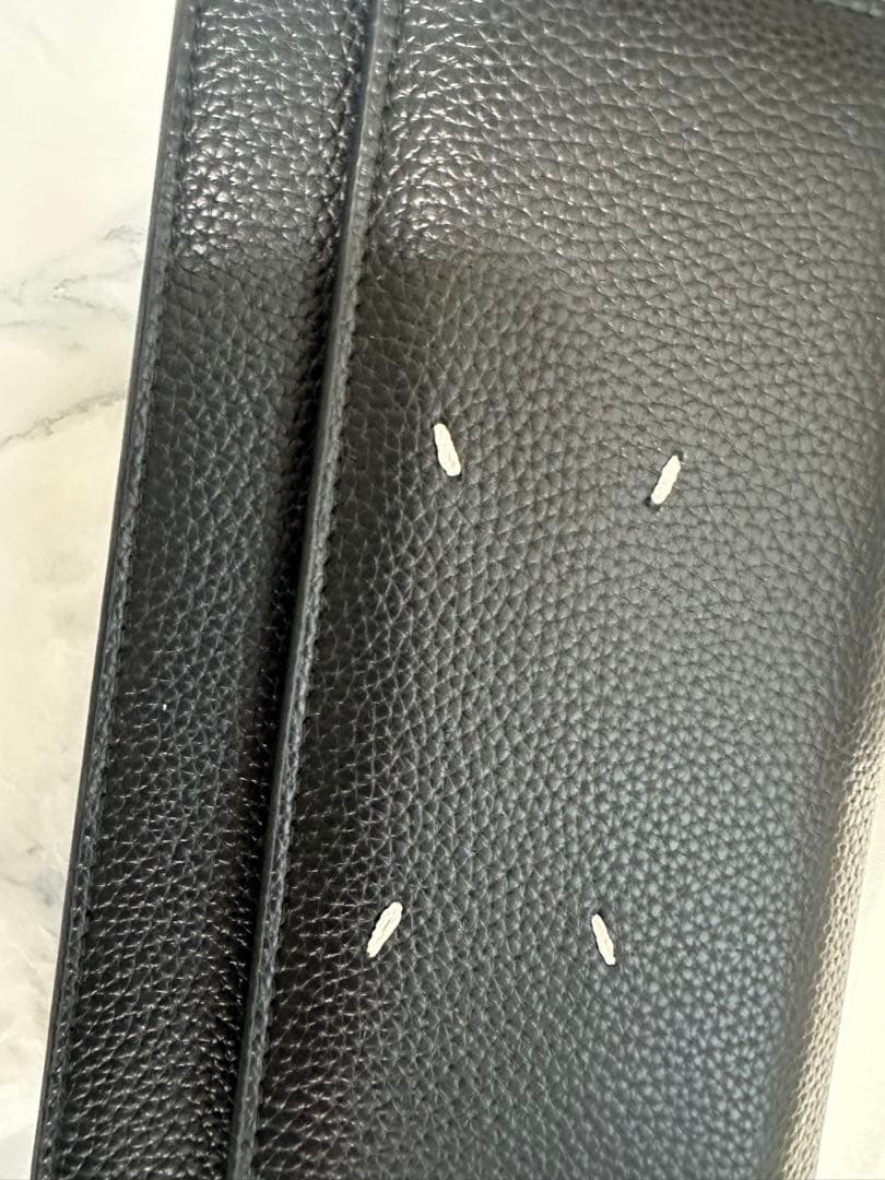 メゾンマルジェラ チェーンウォレット 黒