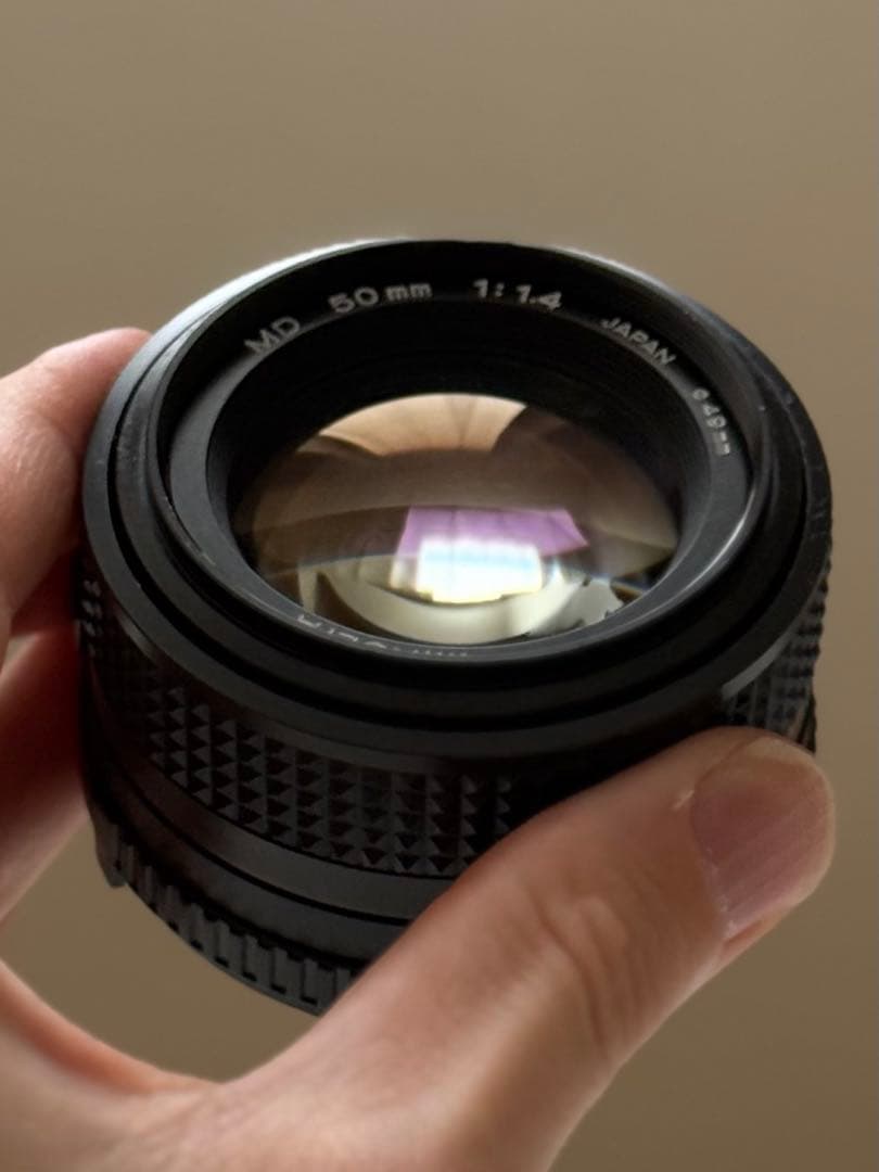 【ジャンク】MINOLTA X-700、MD 50mm F1.4