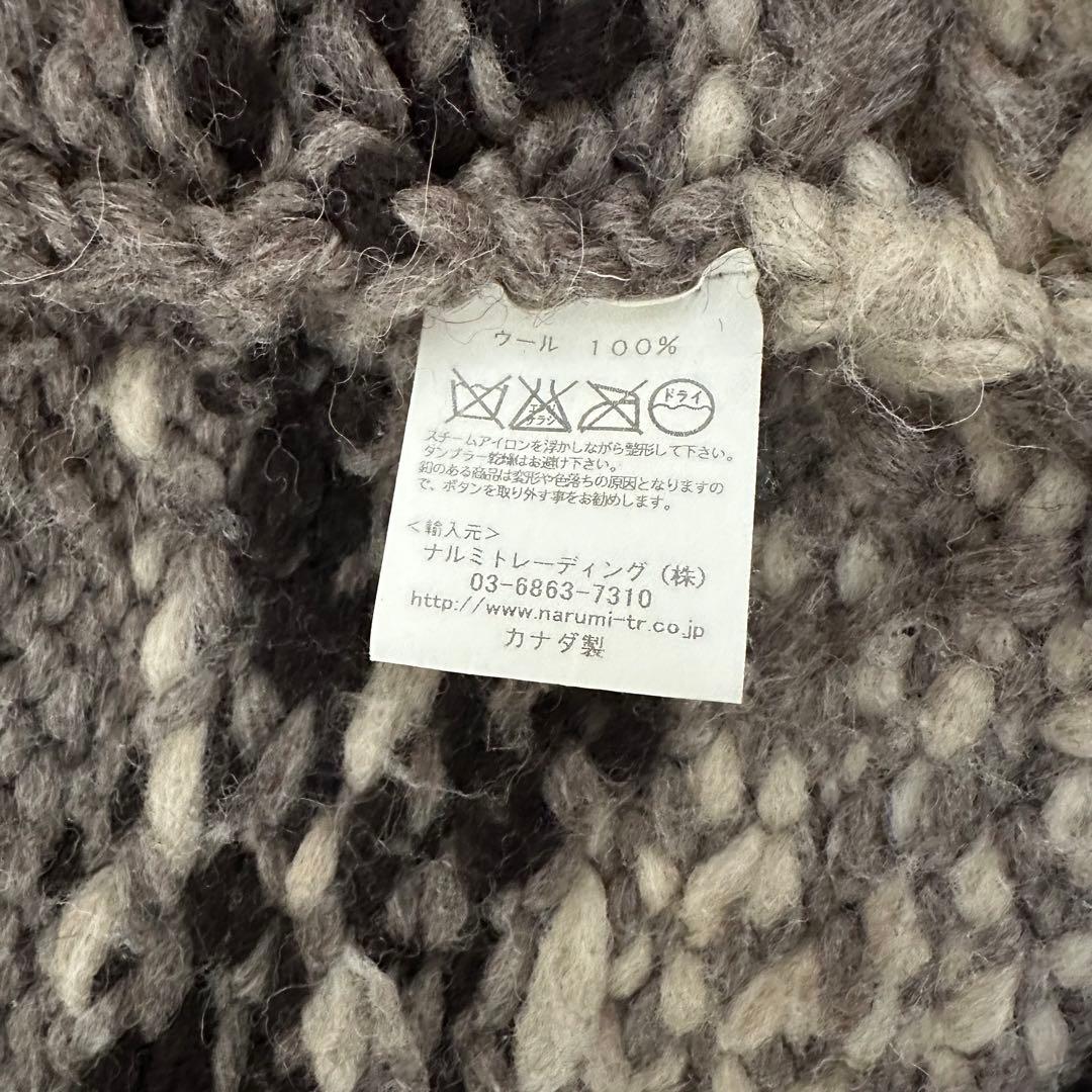 【超人気◎】KANATA　カウチンセーター　スノーフレーク　カナダ製　完売モデル