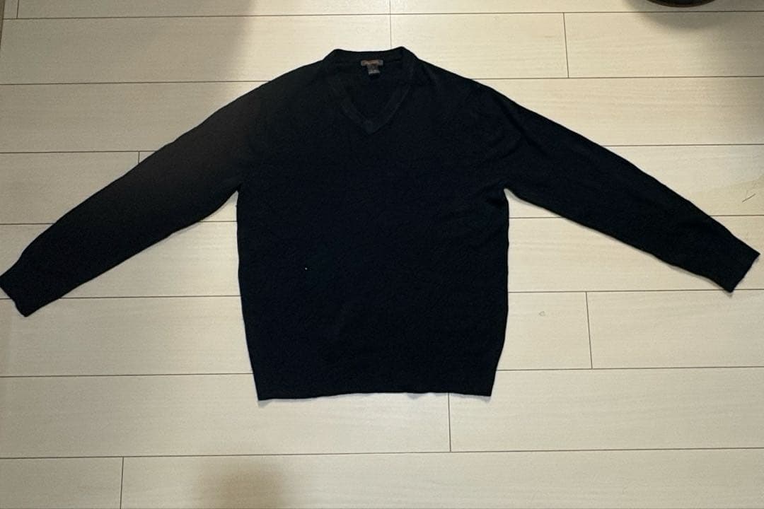 【Vintage】90s 00s Vneck Black Knit