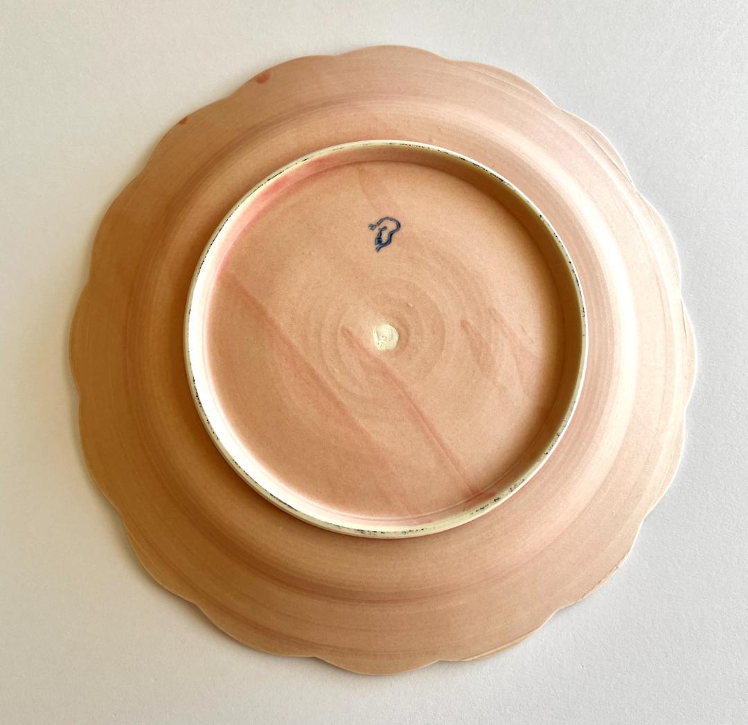 【未使用】佐々木忍 メリーゴーランドプレート お皿【ピンク】