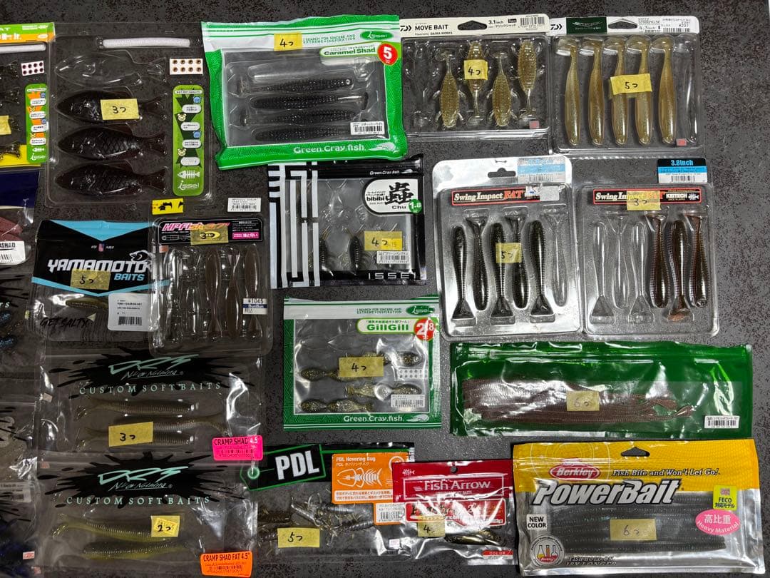 バス釣り　ルアー ワーム　セット