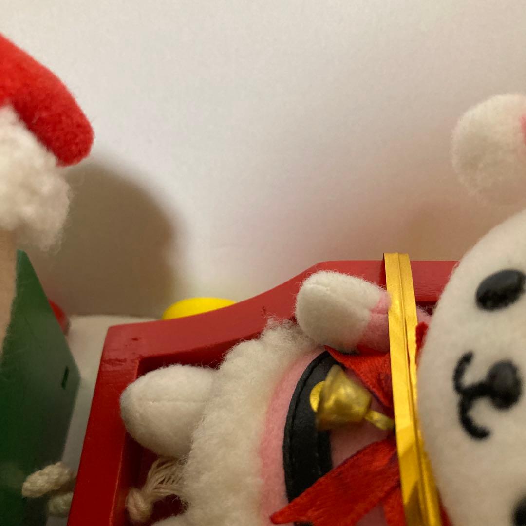 ハローキティ クリスマス列車型装飾品