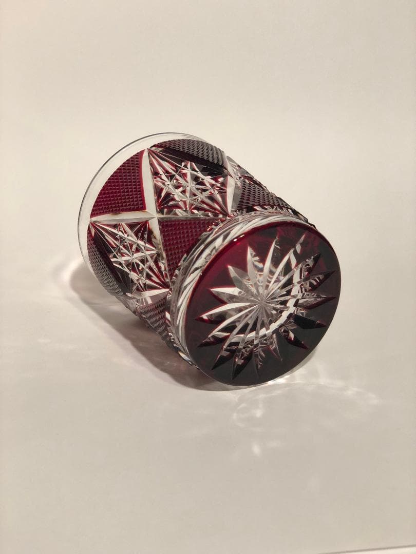 薩摩切子 タンブラー（紅）