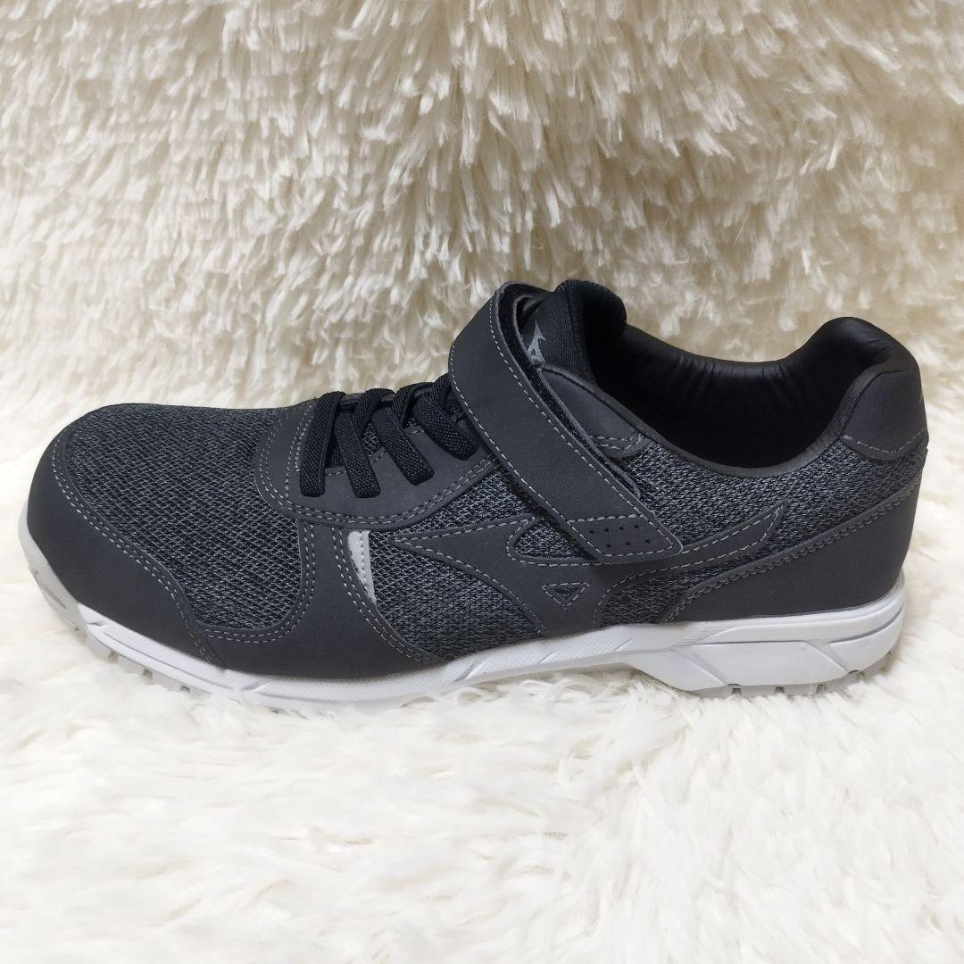 【美品】ミズノ MIZUNO ALMIGHTY オールマイティ 安全靴 ブラック