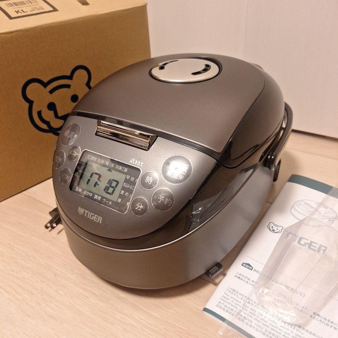 タイガー IHジャー炊飯器3合 炊きたて JPF-G055KL スチールブラック