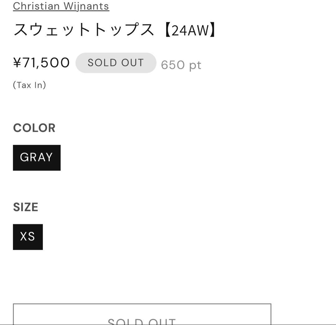 Christian Wijnants スウェットトップス