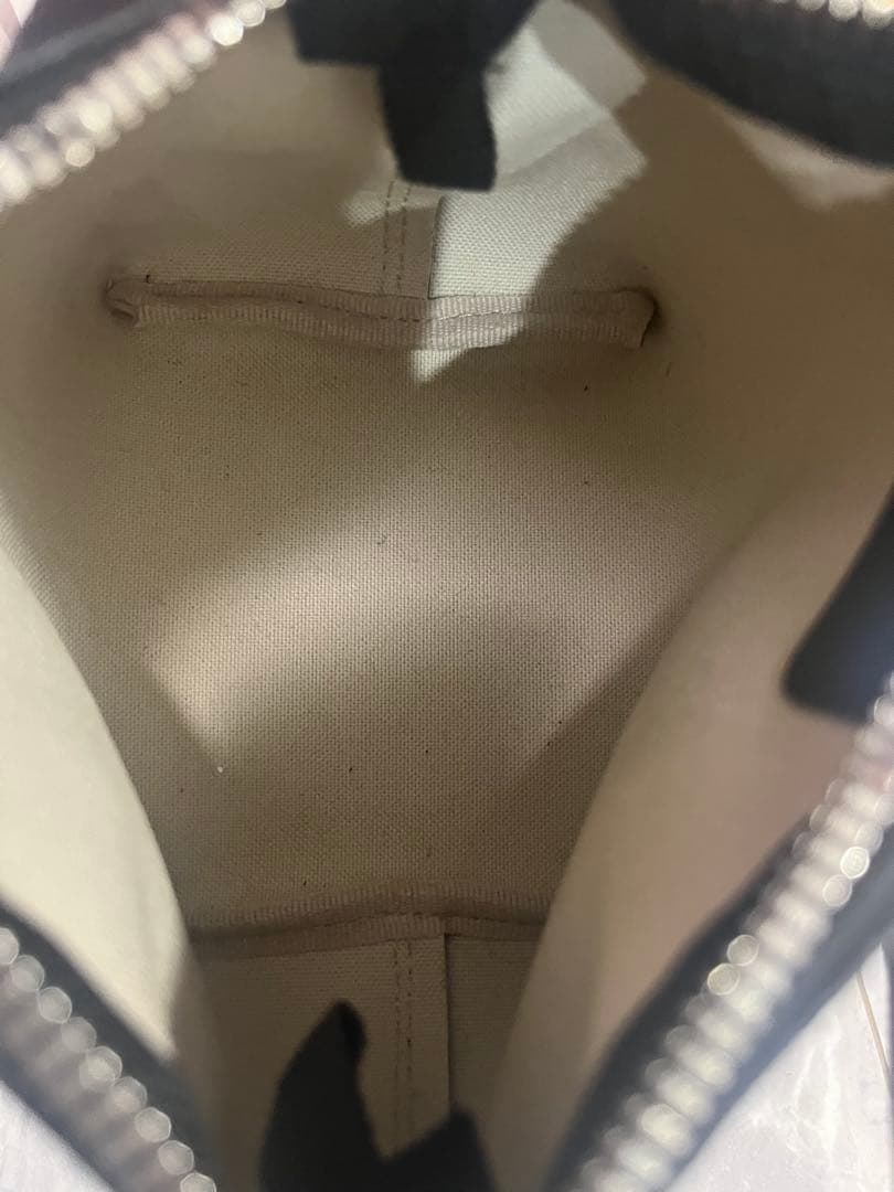 Hervé Chapelier ブラックショルダーバッグ