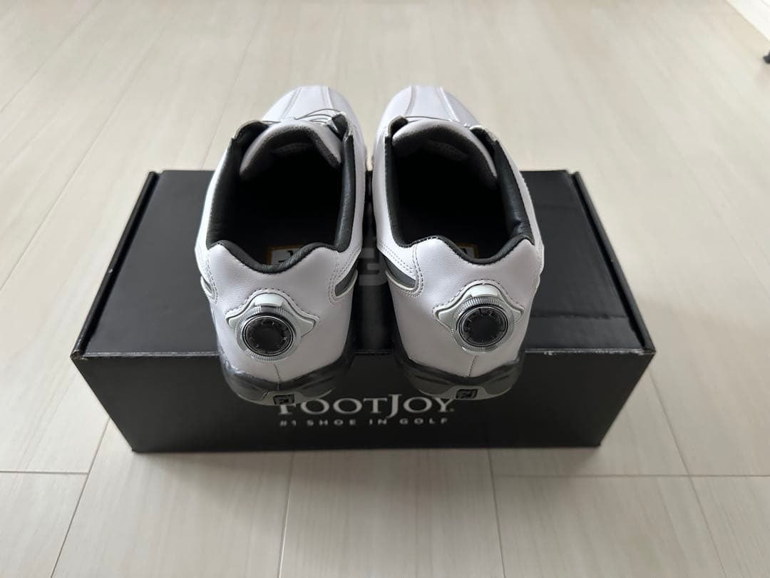 フットジョイ　ゴルフシューズ　スパイク　ホワイト