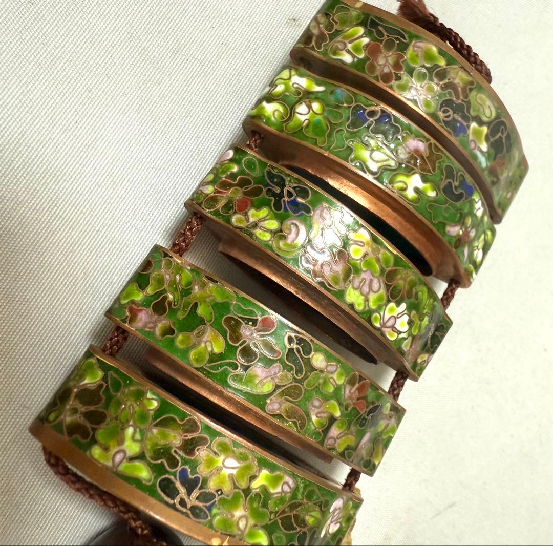 七宝焼　印籠　根付