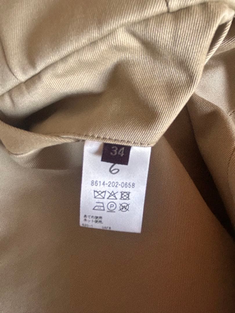 6 ROKU コットンチノパンツ　34