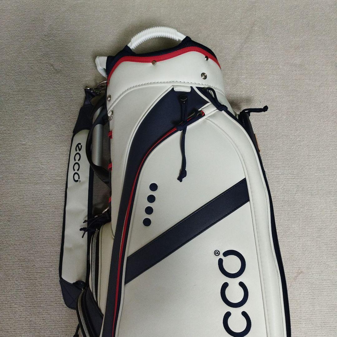 ecco キャディバッグ ホワイト/ネイビー/レッド ※希少レア物※