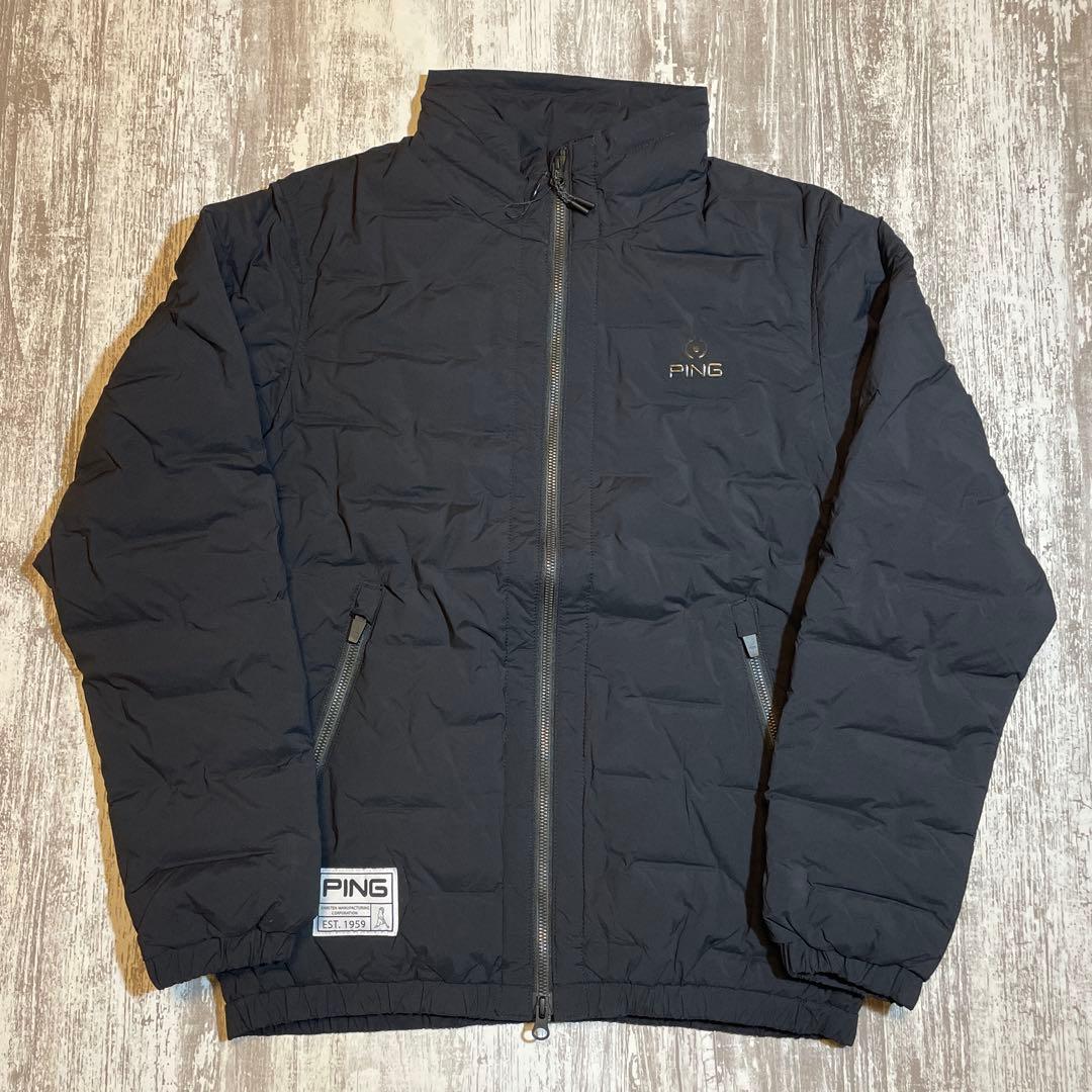PING ピン　ゴルフウェア　フルジップ　ダウンブルゾン Sサイズ　ブラック