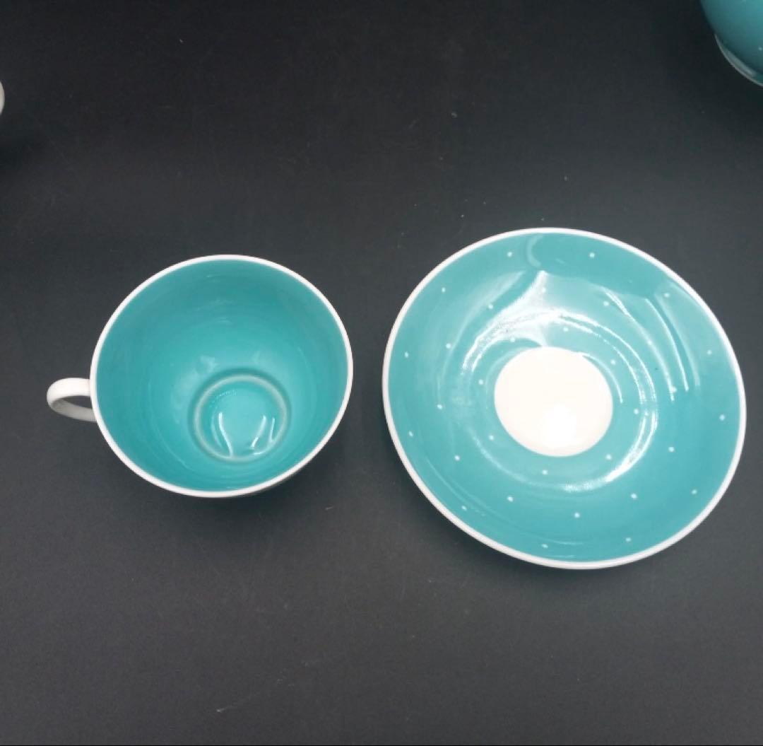 スージークーパー　美品　レイズドドット　ティーポット　カップ&ソーサー　他