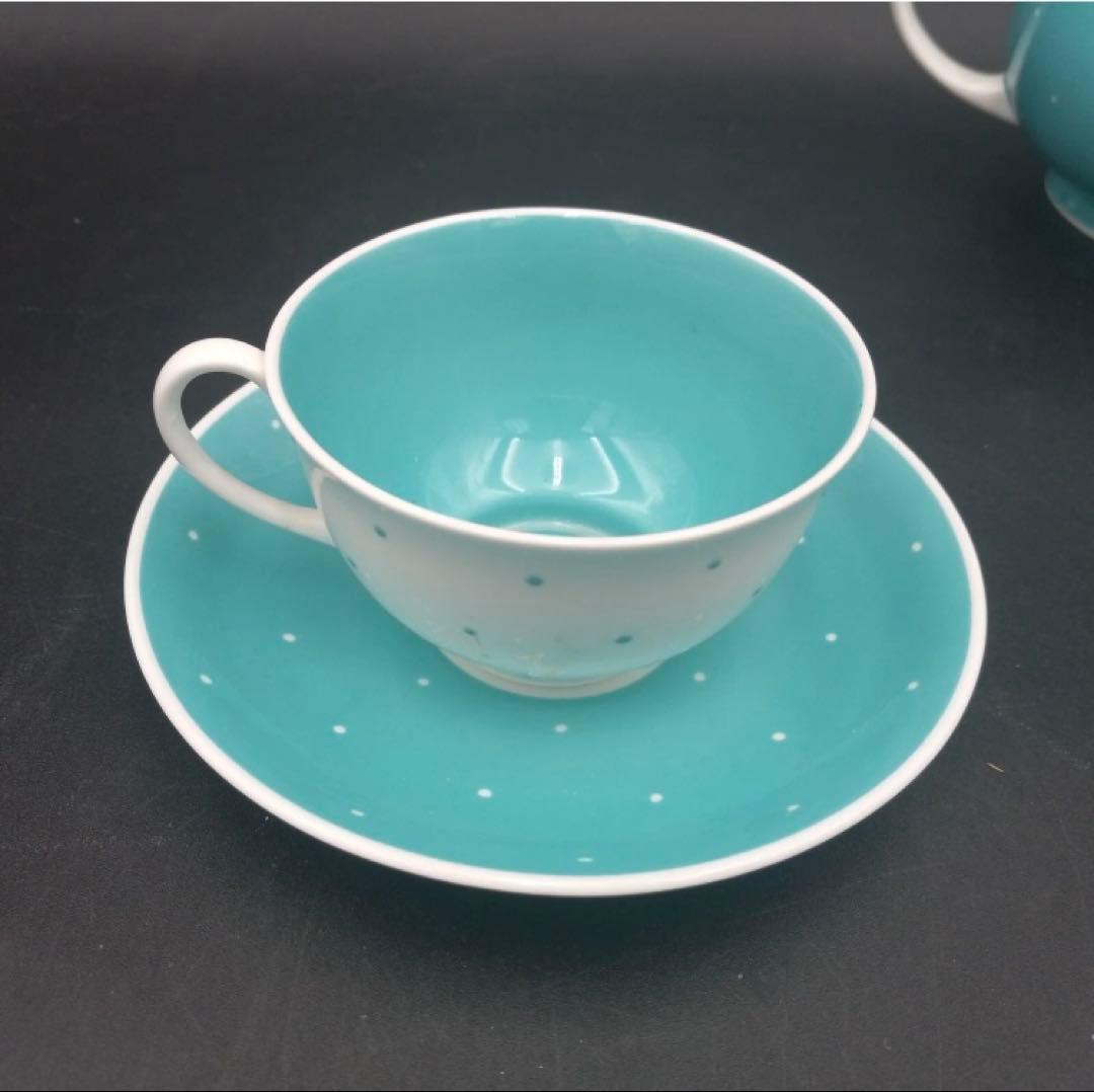 スージークーパー　美品　レイズドドット　ティーポット　カップ&ソーサー　他