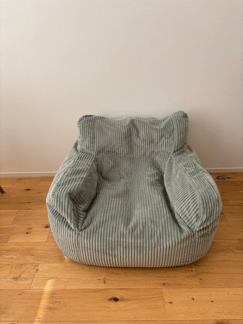 LOOSY1人掛けビーズソファミニ　ミント