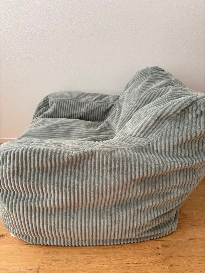 LOOSY1人掛けビーズソファミニ　ミント